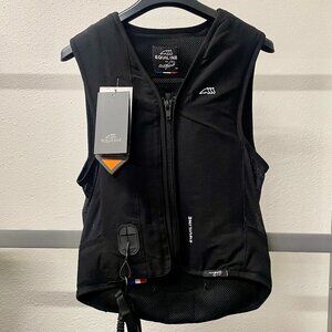 Equiline Belair equestrian airbag vest, XS, black, Level 1 D30